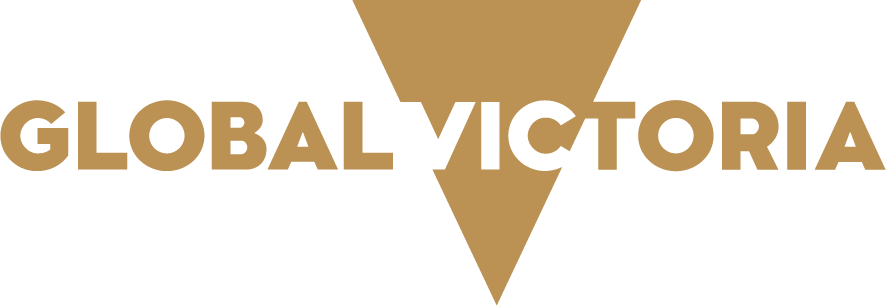global victoria logo gold yellow